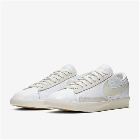 nike blazer low leather herren|nike blazer low white sail.